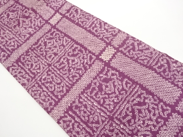 JAPANESE HIRAKI NAGOYA OBI / SHIBORI / GRID